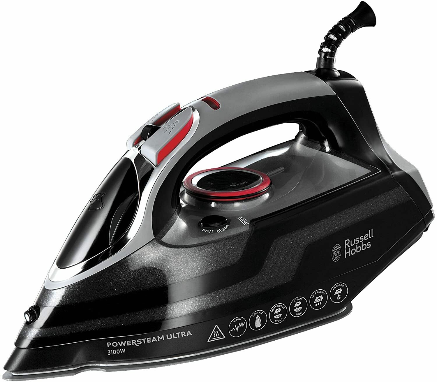 Утюг с функцией пара Russell Hobbs Powersteam Ultra 3100 Вт - фотография № 1