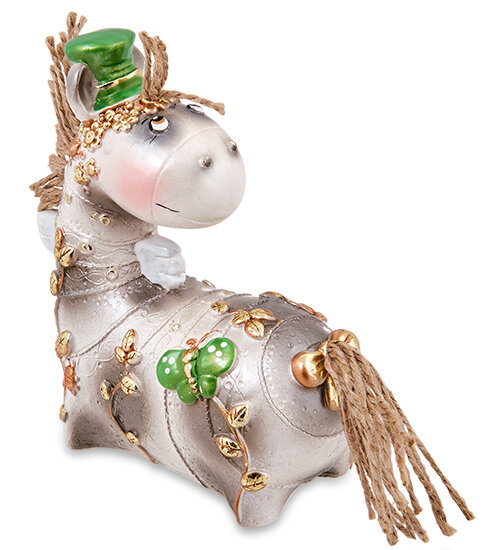 фото Копилка гипсовая Лошадь зол. GYP-22/2-D 113-151008