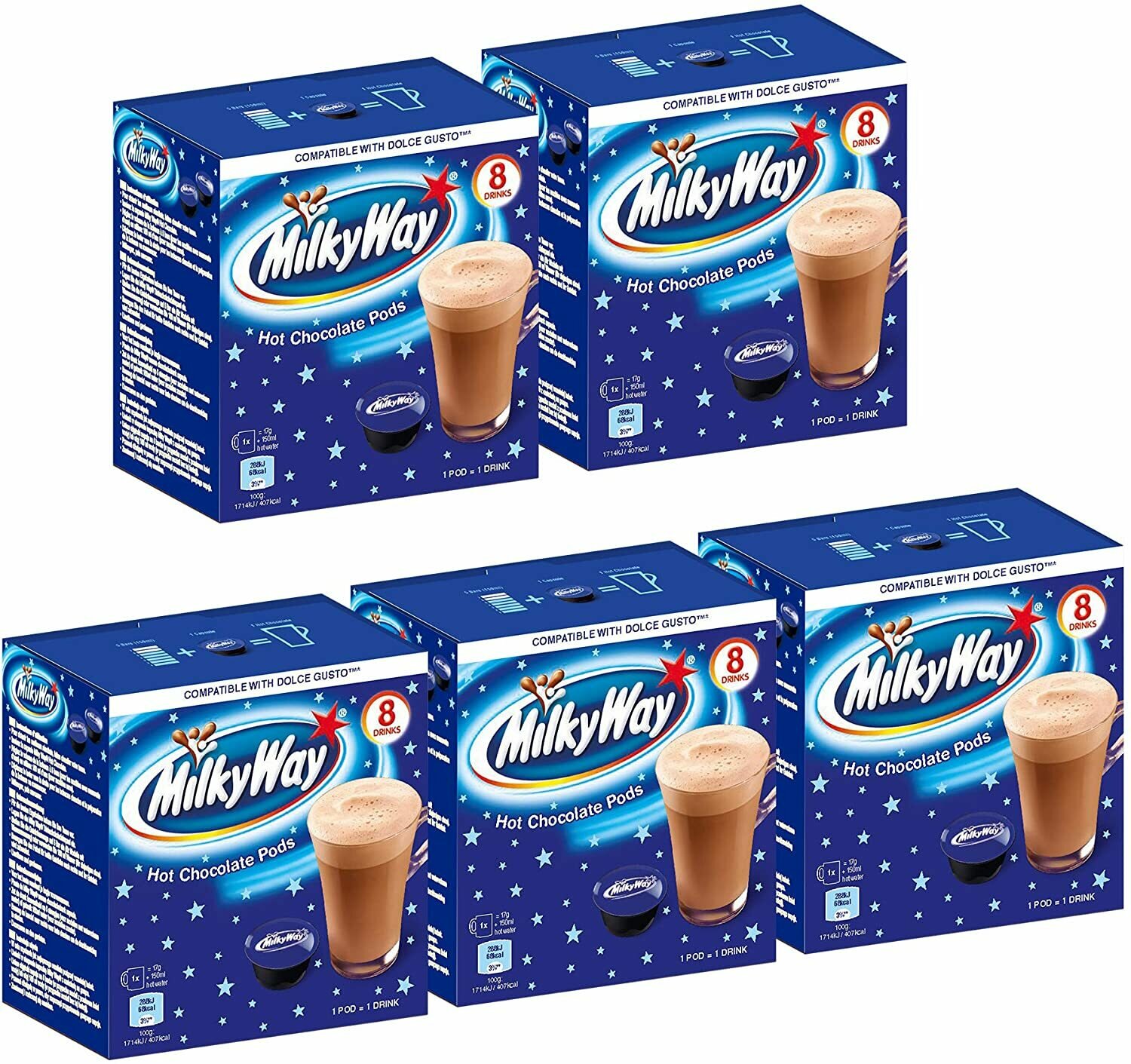 MilkyWay Горячий шоколад 40 капсул - фотография № 1