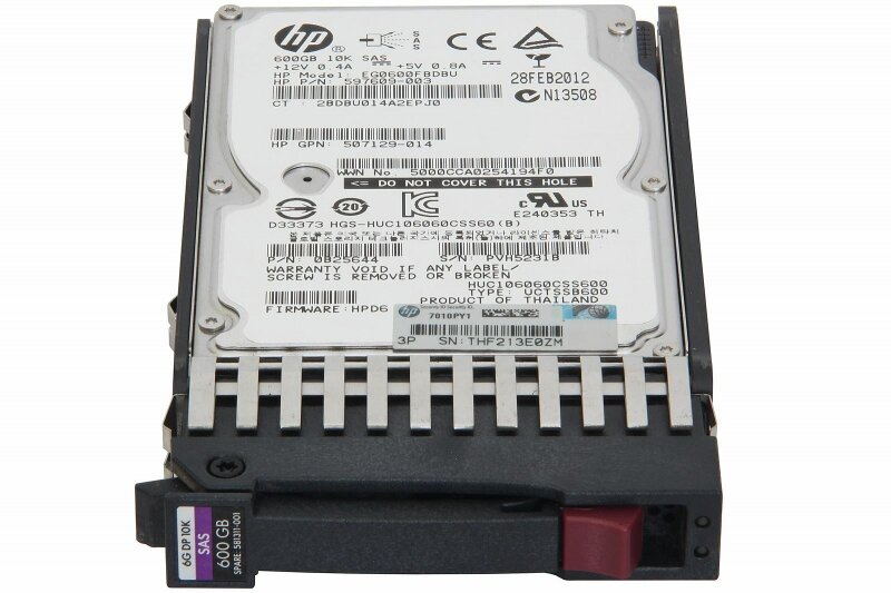   HP 581311-001 600Gb SAS 2,5" HDD