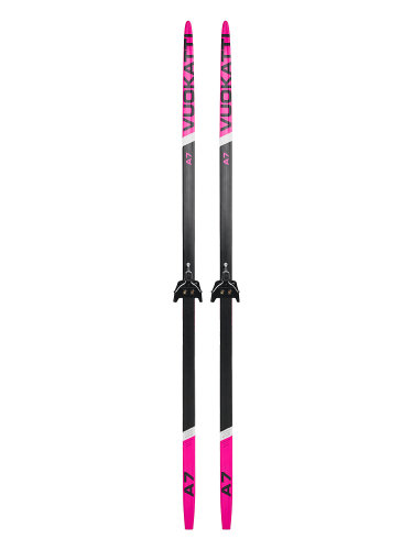 Лыжный комплект Vuokatti без палок 75мм Wax, Black/Magenta, 170 см