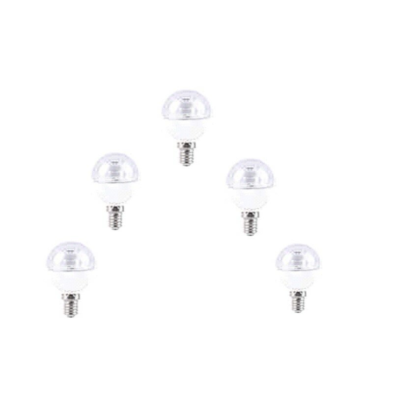 Лампочка Ecola шар прозр. G45 E27 7W 2700K 2K Premium K7FW70ELC (5 шт.)