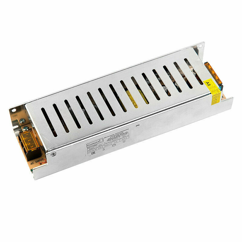Блок питания для светодиодной ленты компактный GENERAL SLIM 250 Вт IP20 12V (GDLI-S-250-IP20-12)