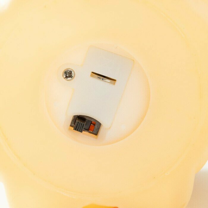 Ночник "Барашек" LED от батареек LR44 желтый 9х9х8 см - фотография № 7