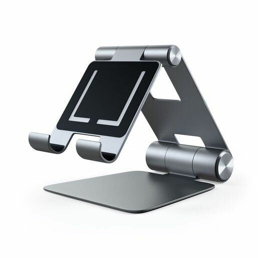 Настольная подставка Satechi R1 Aluminum Multi-Angle Tablet Stand для мобильных устройств. Материал алюминий. Цвет серый космос.