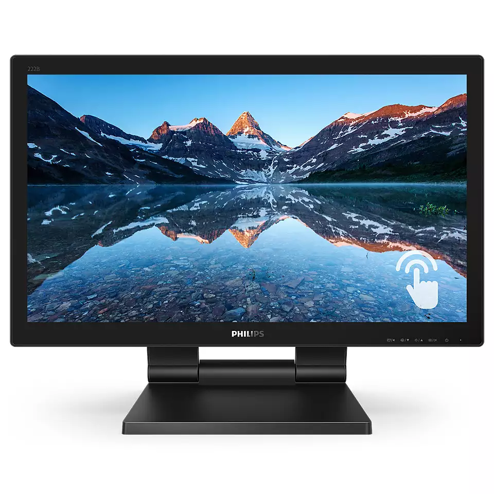 Монитор Philips 222B9T, 1920x1080, 75 Гц, TN, черный