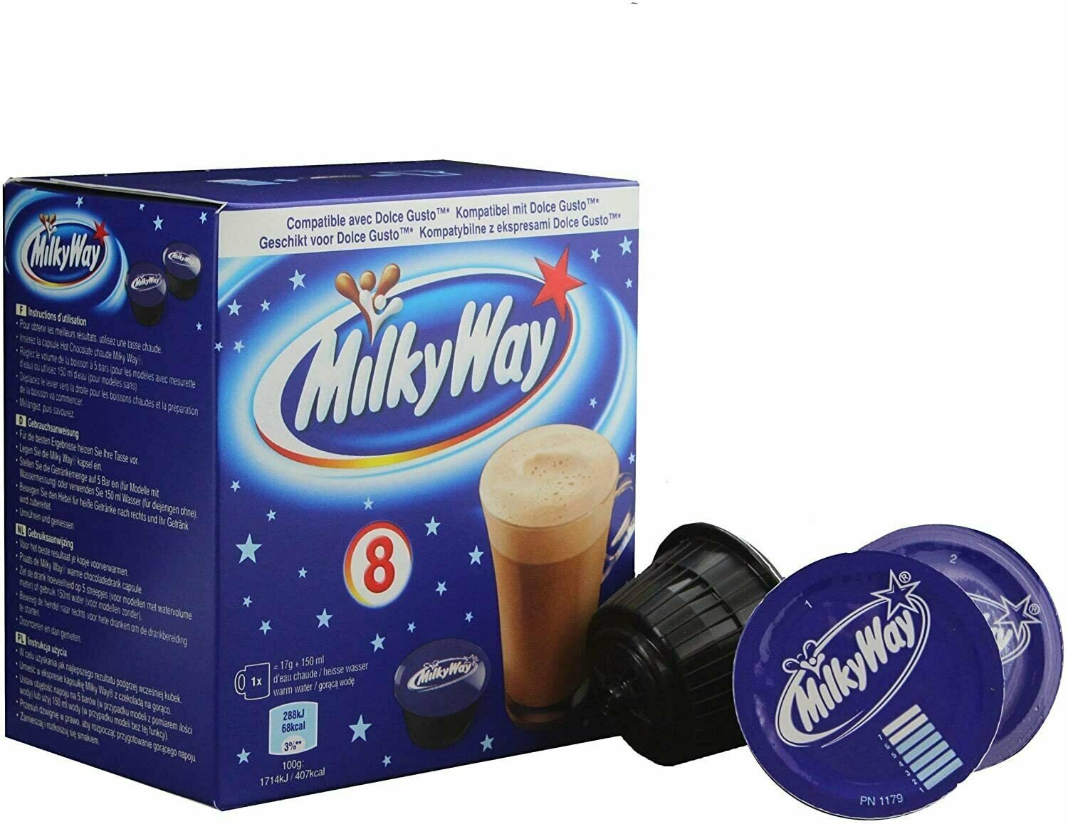 MilkyWay Горячий шоколад 40 капсул - фотография № 3