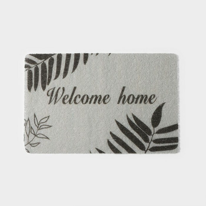 Коврик придверный Доляна Welcome home, 38×58 см - фотография № 3