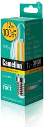 Лампа светодиодная Camelion LED12-C35-FL/830/E14 ,12Вт,220В 13708