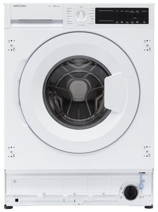 Встраиваемая стиральная машина KRONA ZIMMER 1400 8K WHITE