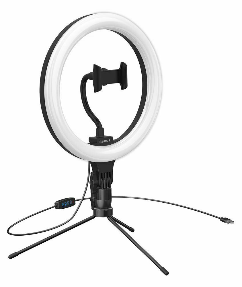 Настольная подставка Baseus Live Stream Holder-table Stand (10-inch Light Ring) black