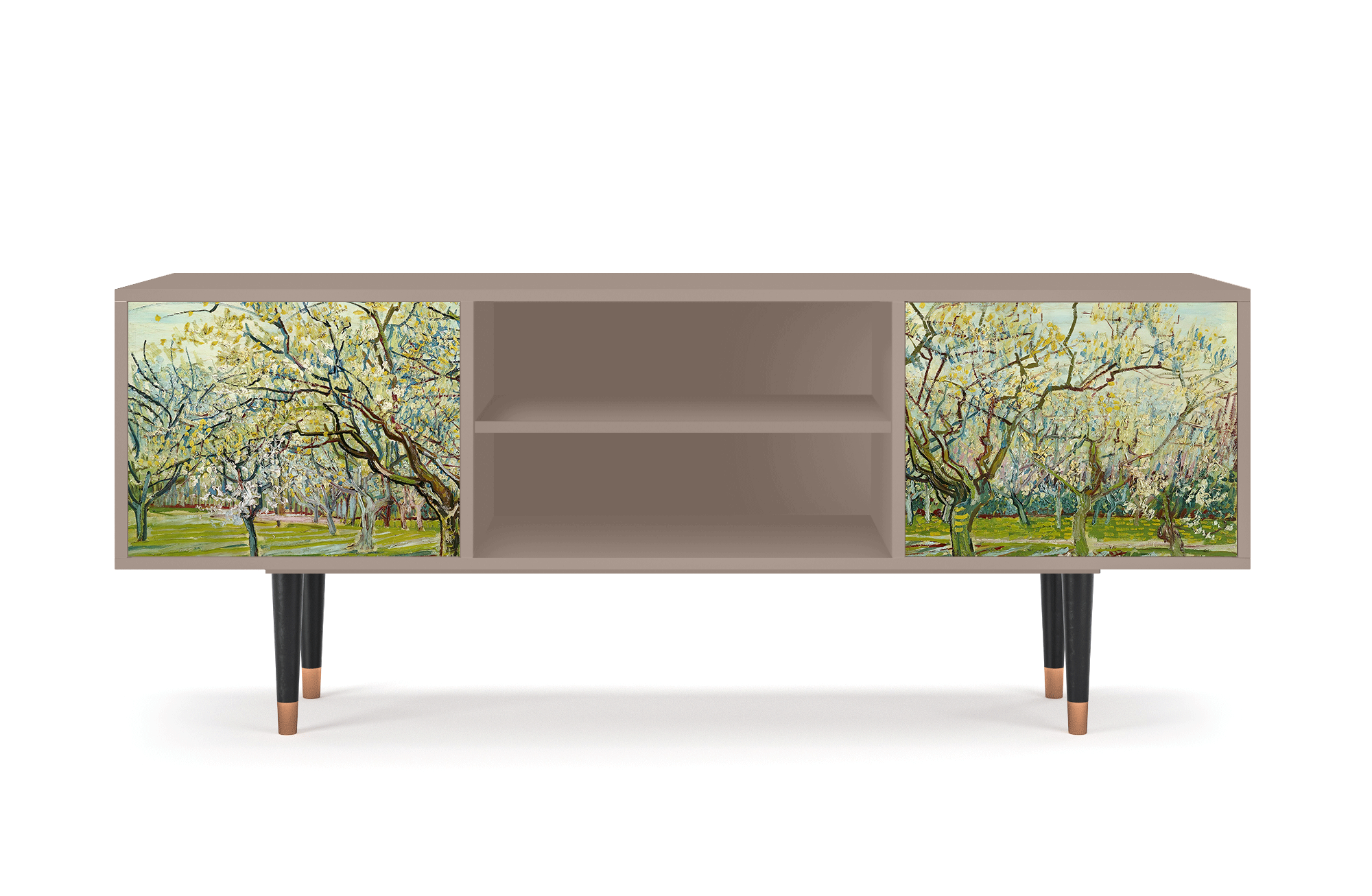ТВ-Тумба - STORYZ - T2 The White Orchard by Van Gogh, 170 x 69 x 48 см, Бежевый - фотография № 2