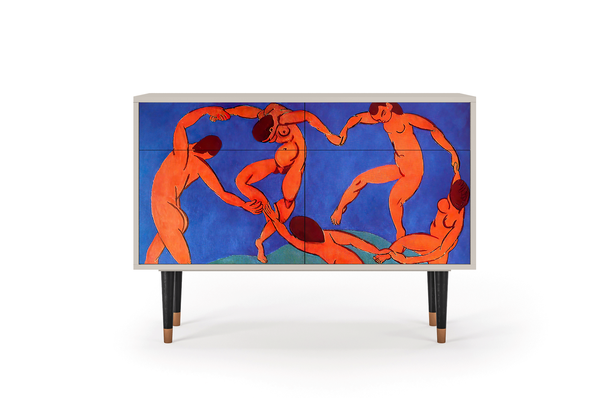 Комод - STORYZ - BS4 The Dance by Henri Matisse , 115 x 85 x 48 см, Сатин - фотография № 2