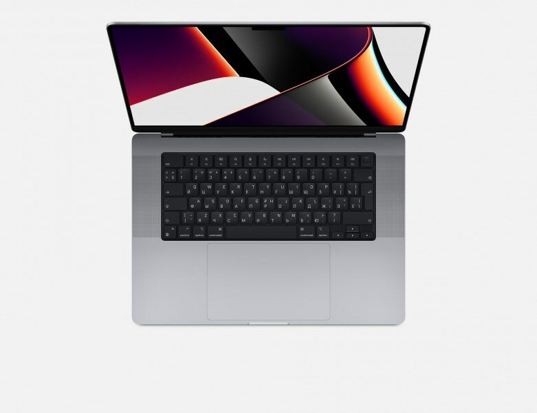 16.2" Ноутбук Apple Macbook Pro 16 (2021) 3456×2234, Apple M1 Max, RAM 32 ГБ, SSD 1 ТБ, Apple graphics 32-core, macOS, MK1A3, серый космос, английская раскладка