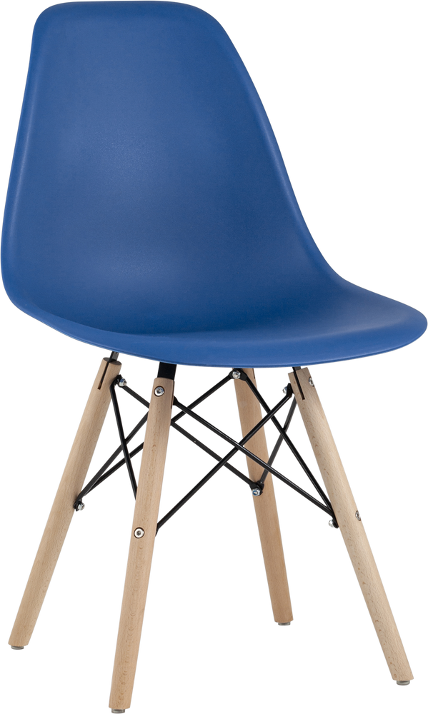 фото Комплект стульев Stool Group Eames DSW разборный каркас, синий 4 шт