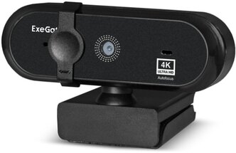 Веб-камера Exegate Stream HD 4K PRO UHD T-Tripod черный