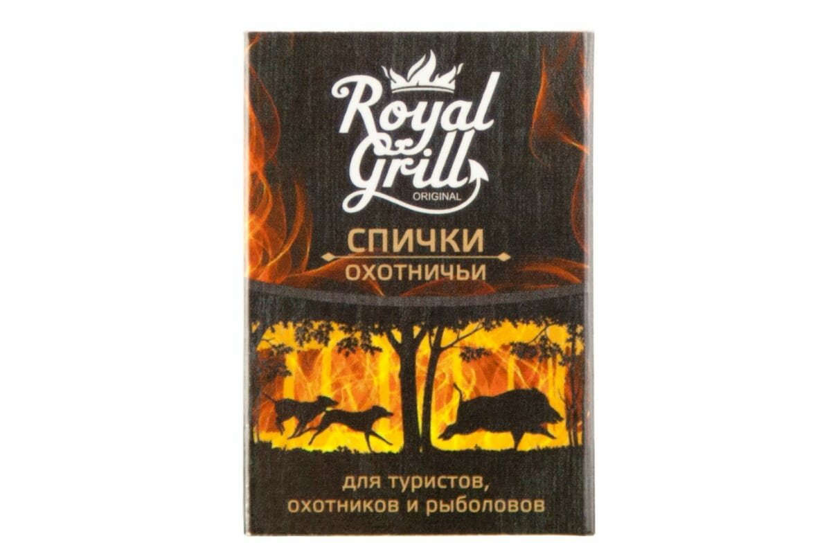 Охотничьи спички ROYALGRILL, 45 мм, 20 шт., 80-136 - фотография № 1