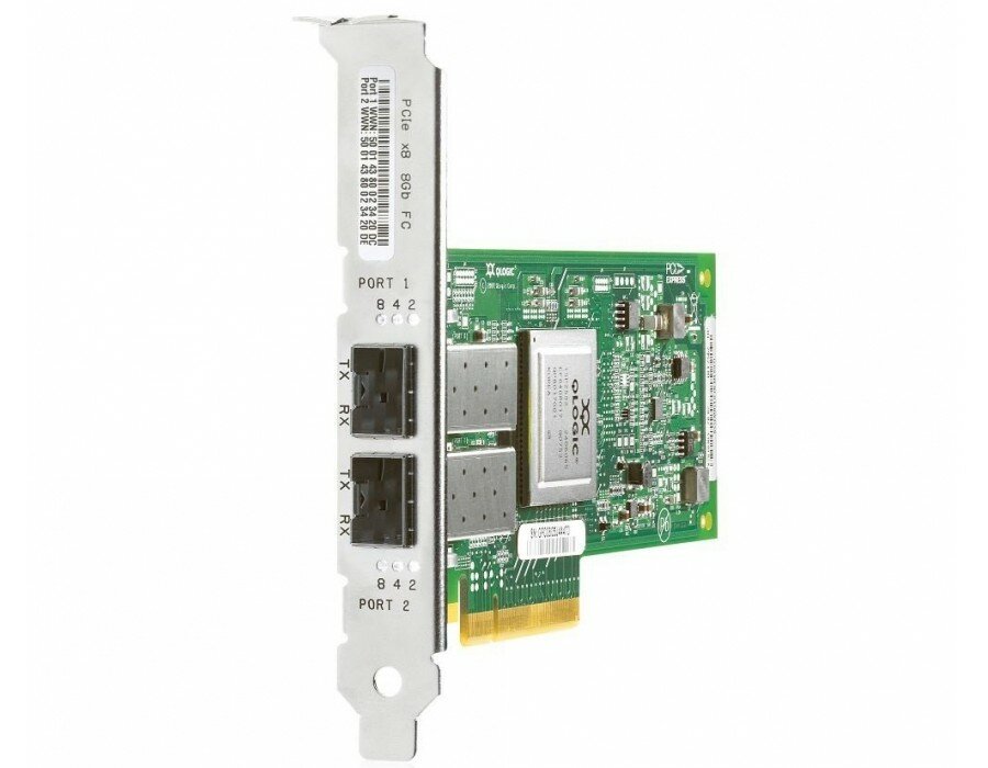 Контроллер HP FCA 82Q Dual Channel 8Gb FC Host Bus Adapter PCI-E