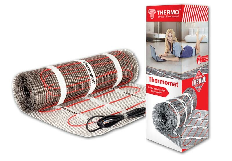 Теплый пол нагревательный мат Thermo Thermomat 180 (730) Вт