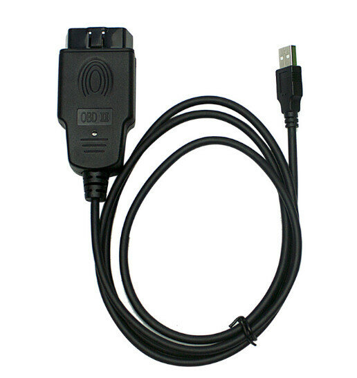 Автосканер VAG 409.1 KKL K-line L-line (Черный, чип FTDI FT232R) RUS/ENG