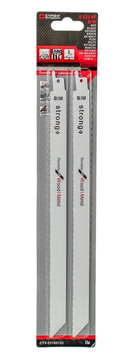 фото Полотно для сабельной пилы S122VF СТУ-211 стронг