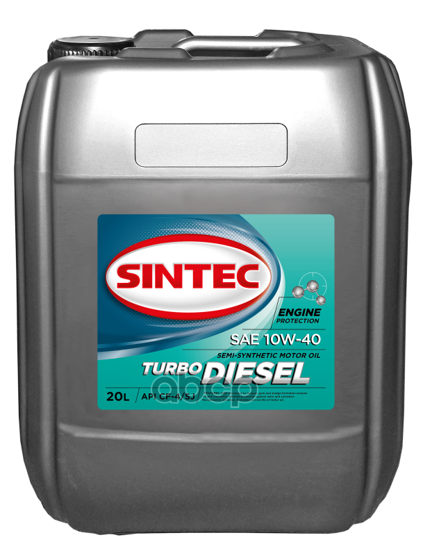 SINTEC Масло Моторное Sintec Turbo Diesel 10w-40 Полусинтетическое 20 Л 122446