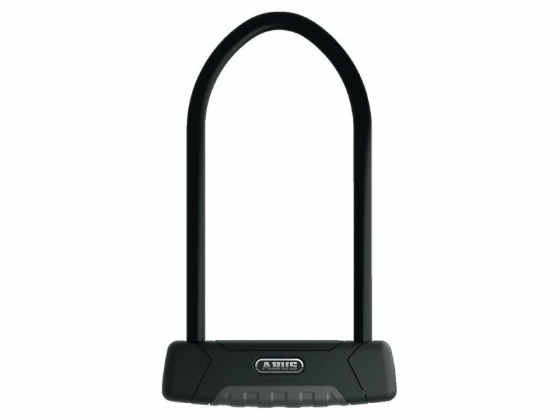 Велозамок ABUS скоба 14мм, ключ, Granit 460/150HB 230х109мм+US с кроншт, класс защ.9/15,1000гр, черн