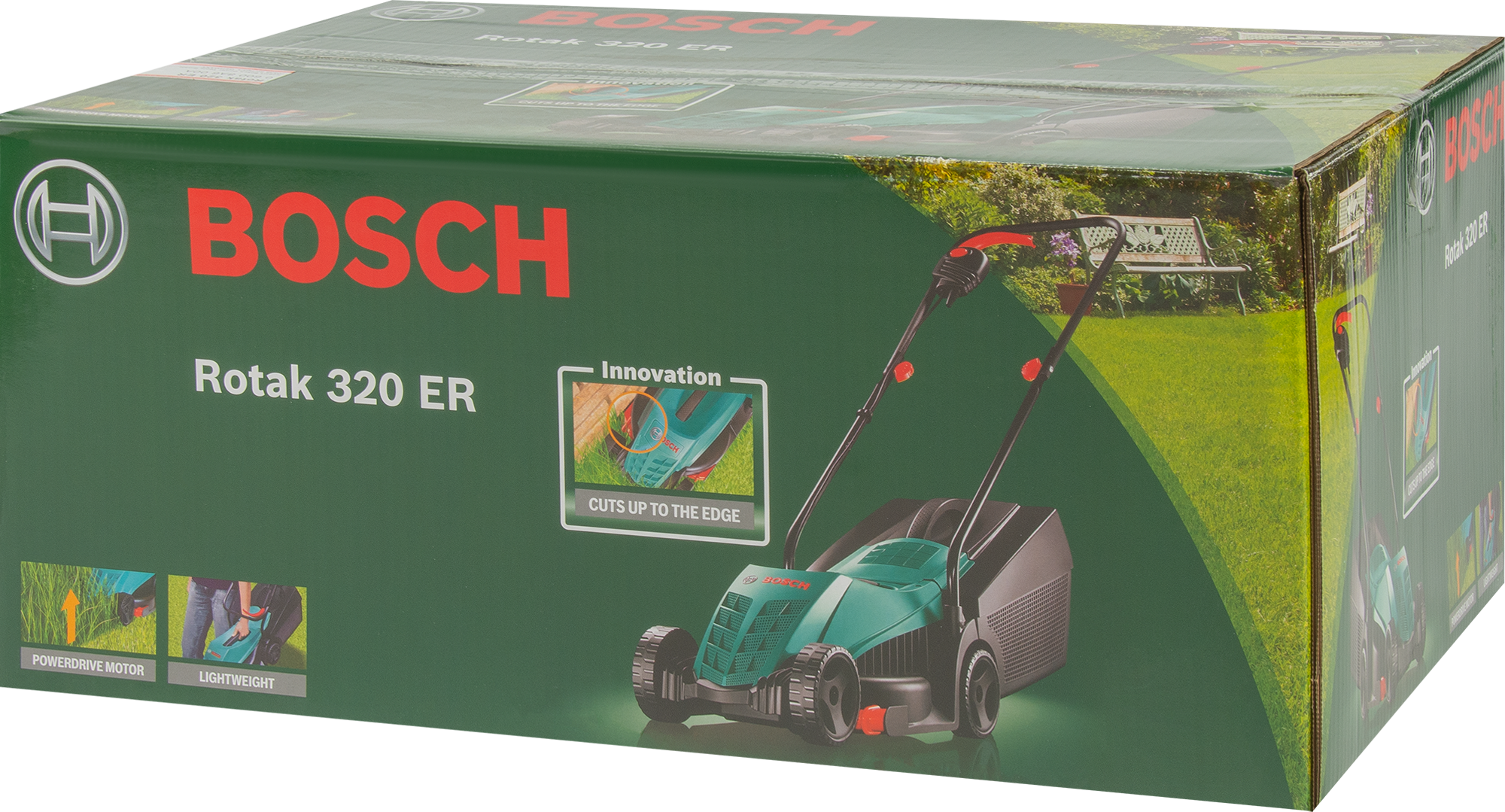 Газонокосилка электрическая BOSCH Rotak 320 ER 1200 Вт 32 см - фотография № 6