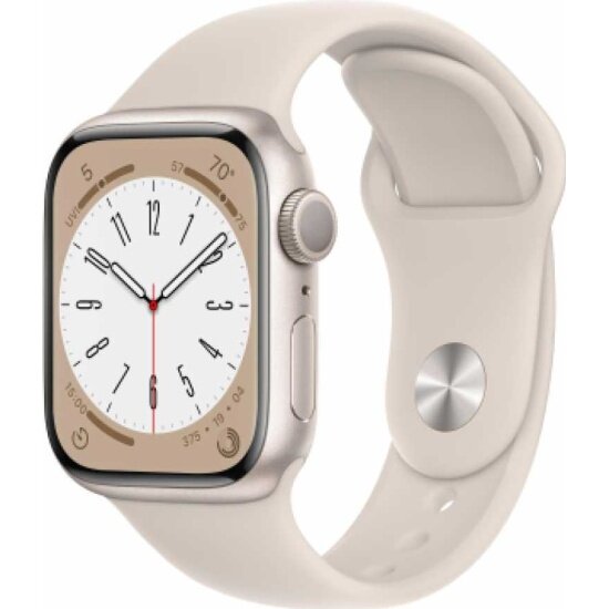 Смарт-часы APPLE Watch Series 8 41мм Aluminium S/M сияющая звезда