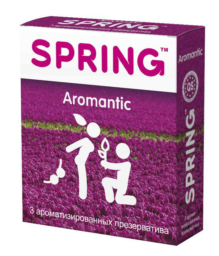 Ароматизированные презервативы SPRING AROMANTIC - 3 шт. (52953)