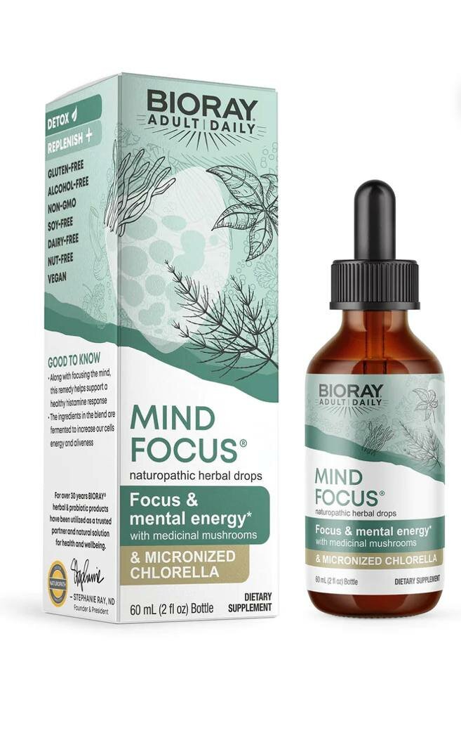 Mind Focus, Focus&Mental Energy, без спирта, 60 мл, Для улучшение когнитивной функции