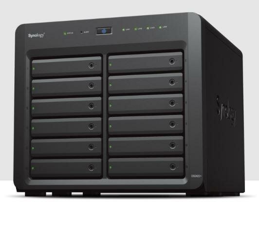 Synology DS2422+ Сетевое хранилище 12x2.5"/3.5" SATA AMD Ryzen V1500B/4x2.2GHz 4GB DDR4 горячая замена