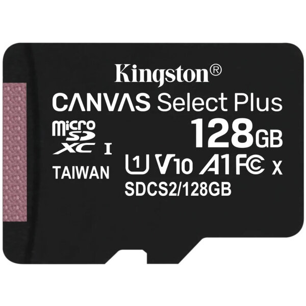 Карта памяти Kingston microSDXC Class 10 USH U1 128Gb