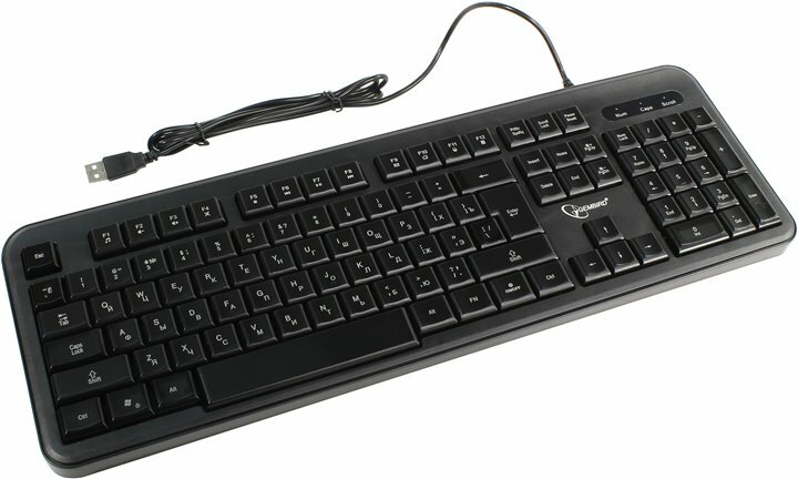Клавиатура Gembird KB-200L Black USB с подсветкой