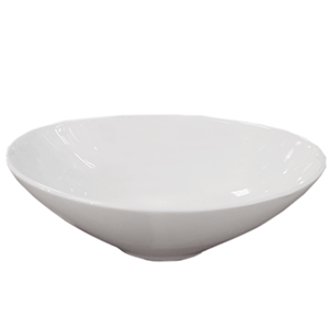 фото Салатник «Кунстверк» овальный;фарфор;0,53л;,H=50,L=200,B=125мм;белый, Kunstwerk, QGY - A1852