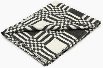 Одеяло байковое 100х140см, цвет серый, 400г/м, хлопок 100%
