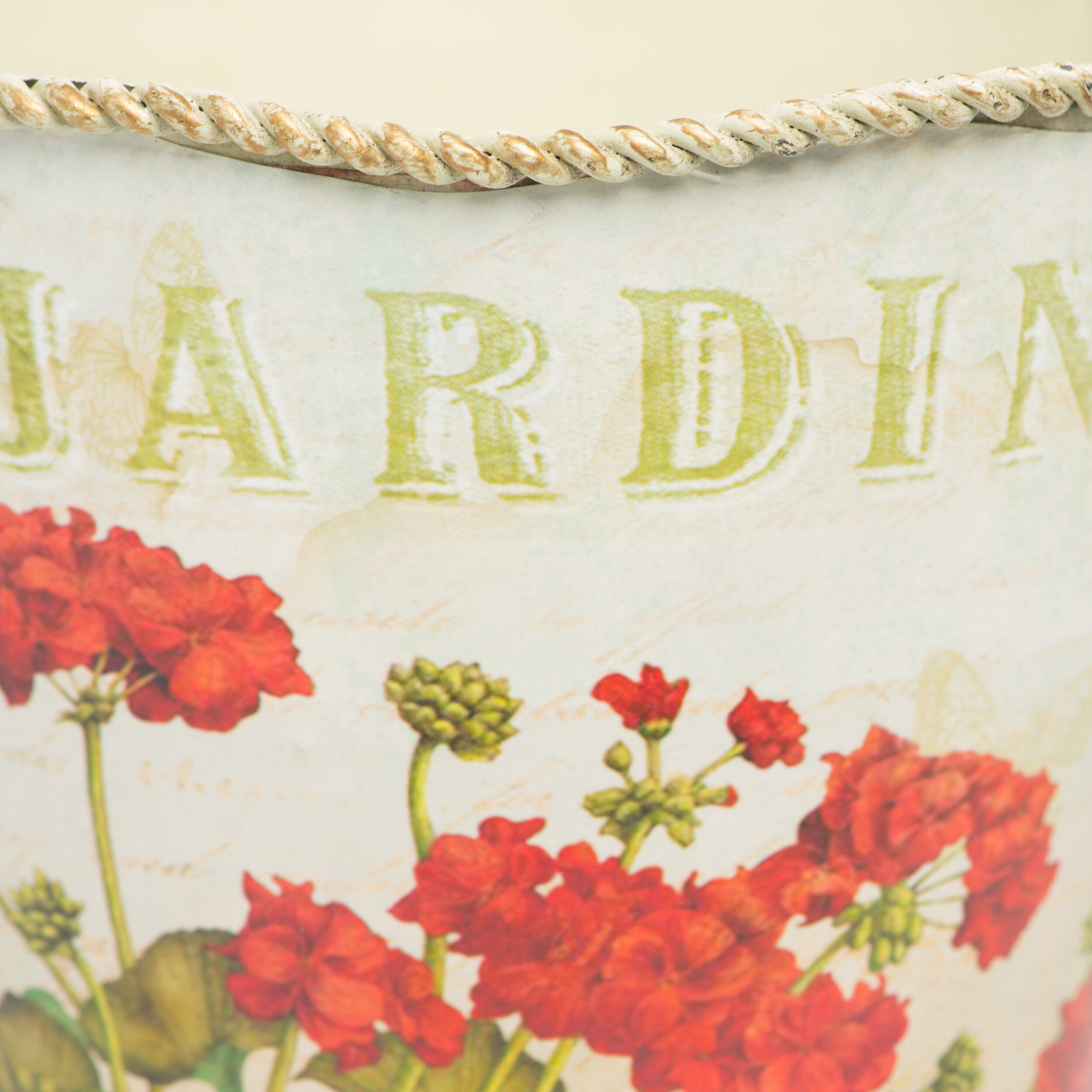 фото Кашпо Planet Garden d13,5 см металлическое алое