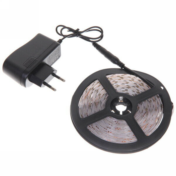 Гирлянда для дома Лента светодиодная самоклейка 5м*8мм, 300 ламп LED, 1 реж, б/пульта, степень защиты IP64, Зеленый (арт.542-131) - фотография № 2