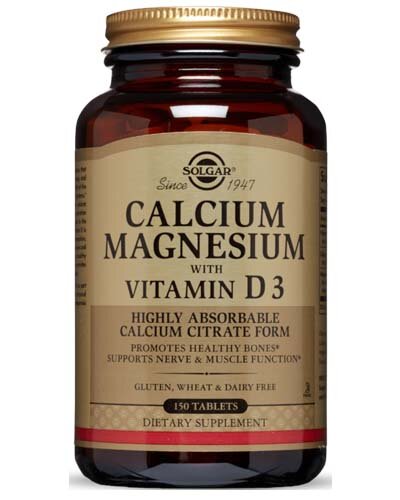 Solgar Calcium Magnesium with Vitamin D3 150  (Solgar)