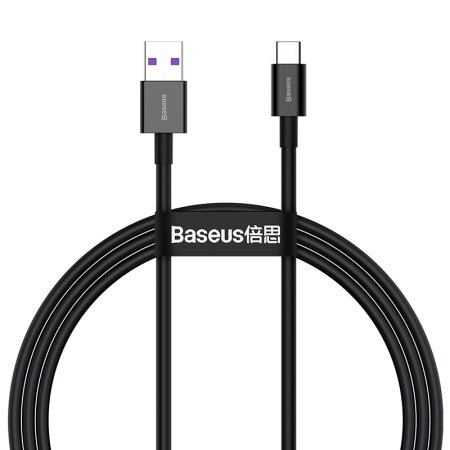 Кабель USB BASEUS Superior Series Fast Charging, USB - Type-C, 66W, 2 м, черный