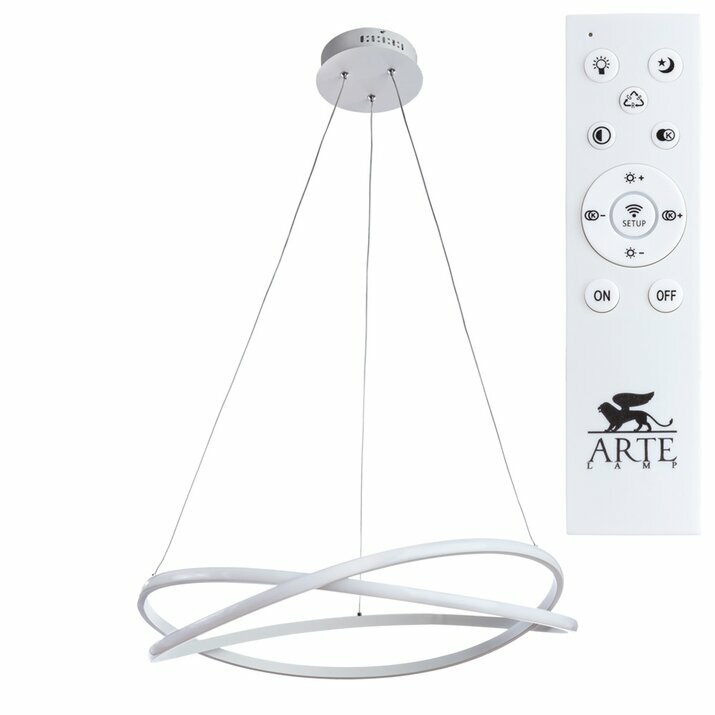 Arte Lamp A2522SP-2WH SWING Светильник подвесной LED, пульт A2522SP-2WH