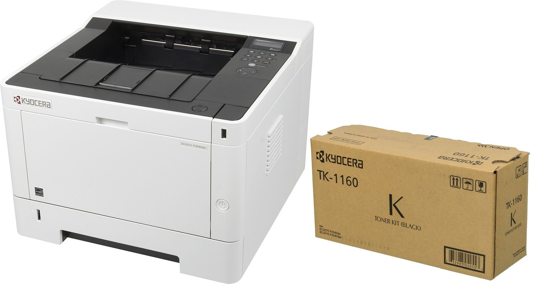 KYOCERA Принтер лазерный Kyocera Ecosys P2040DN bundle A4 (в комплекте: + картридж)