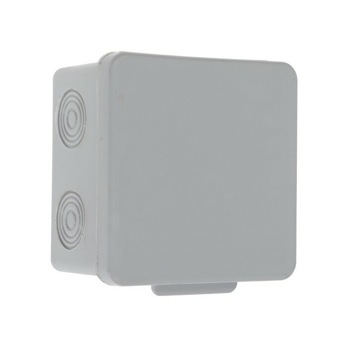 фото Распаечная коробка Урал ПАК, 80х80х50, IP 54, 7 вх, без гермовводов, серая, КО-52117080-100, 4 штуки