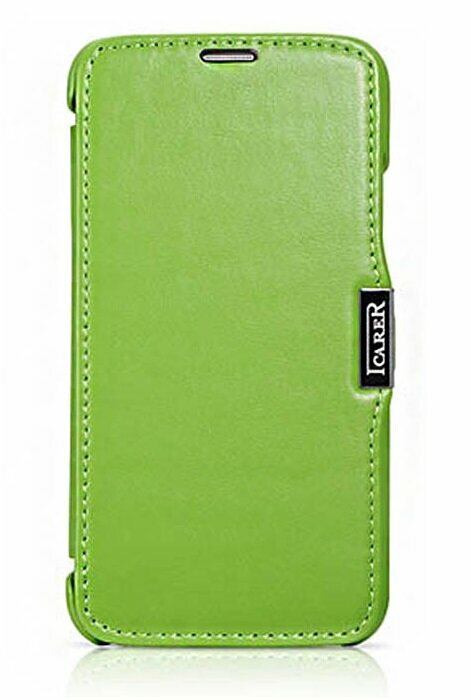 Чехол iCarer Side Open Luxury Series Leather Case для Samsung Galaxy S5 G900 Wallet Cover Green (зеленый)