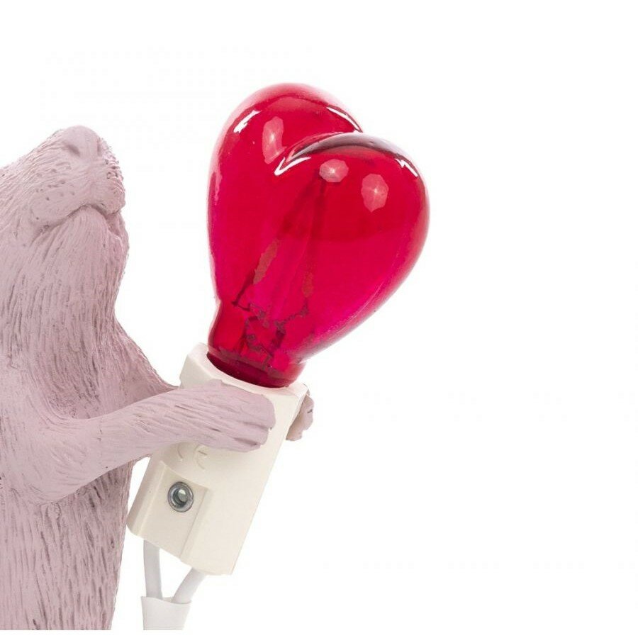 Лампочка Seletti Mouse Lamp Heart Mouse Lamp E14 15220LSV