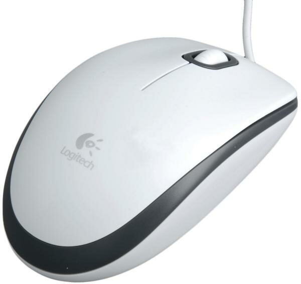 Logitech Mouse M100 White USB