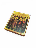 Икона "Собор 12ти апостолов", размер иконы - 10x13
