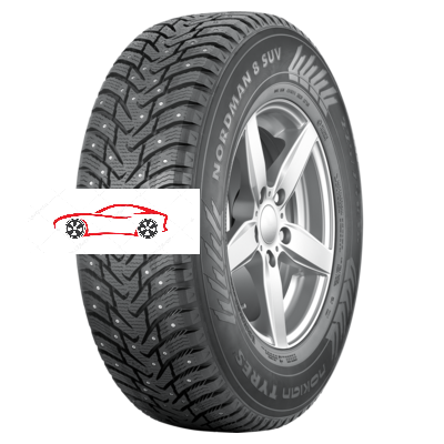 Зимние шипованные шины Nokian Tyres Nordman 8 SUV 225/55 R18 102T