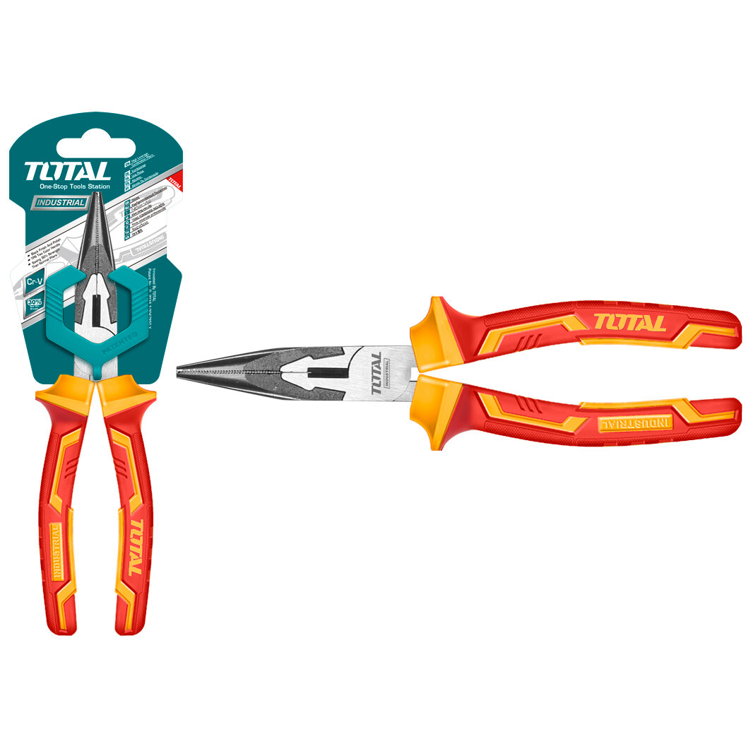 Длинногубцы диэлектрические 160 мм TOTAL THTIP2361