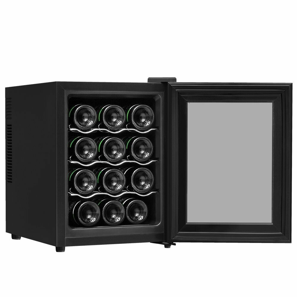 Винный шкаф Meyvel MV12-TB1 (термоэлектрический отдельностоящий холодильник для вина на 12 бутылок) - фотография № 5